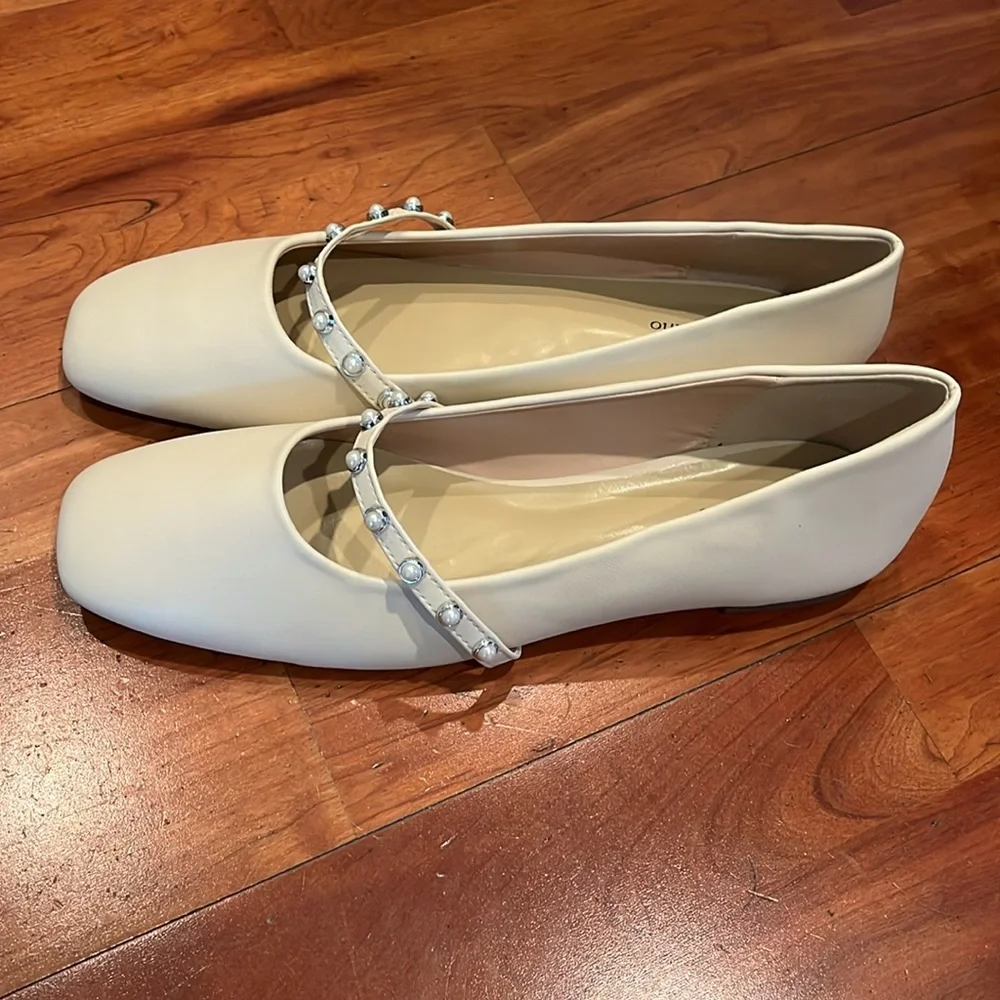 NWT C.Paravano Leather Ballet Flats - Picture 8 of 10